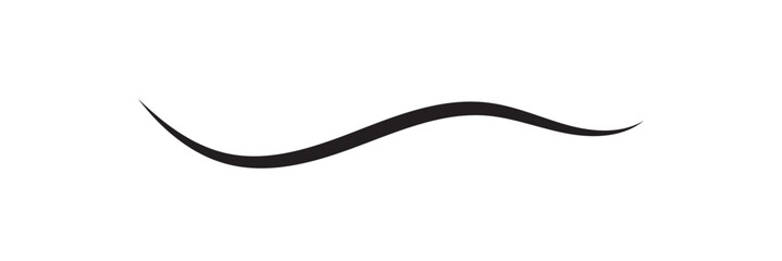 Wavy line with flowing curves. Seamless pattern of continuous wavy lines. Undulating abstract background. Curved single line. Vector illustration. zigzag line pattern on black.