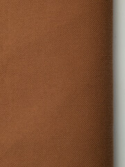 Dark dense fabric for sewing clothes, ironed, the texture of the fabric is visible