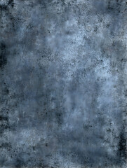 Fototapeta premium Dark Blue Textured Background: Grunge Concrete Wall