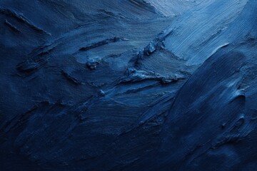 Minimalist modern navy blue paint texture background wallpaper with copy space