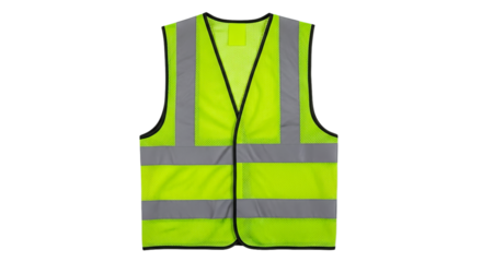 High-Visibility Safety Vest Enhancing Workplace Safety with Reflective Gear and Visibility