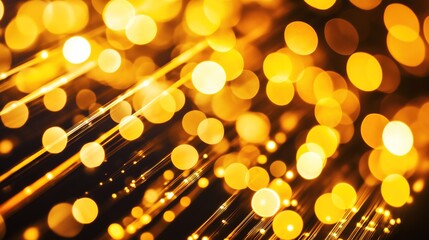 form. Dramatic golden light beams shining through darkness, creating an abstract bokeh effect. event key visuals, club posters, designed for sports event promotions and stadium branding.