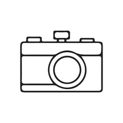 camera icon. Photography symbol collection. Vector graphic element for photo. camera icon outline photography photo. vector illustration eps 10