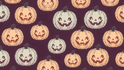 Obraz premium halloween seamless background