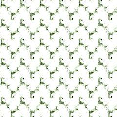 Seamless childish pattern with funny animals faces . Creative  kids texture for fabric, wrapping, textile, wallpaper, apparel. Vector illustration