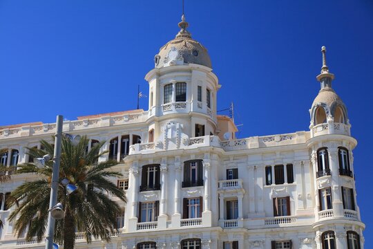 Alicante city in Valencian Community (Comunidad Valenciana), Spain. Historic building - Casa Carbonell.