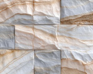Natural Stone and Marble Texture Backgrounds for Interior Design, Luxury Packaging, and Architecture Visual Presentations &ndash; Seamless Natural Stone Texture with Striking Veins