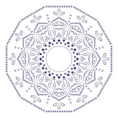 Vibrant Heart Mandala in Colorful Circular Pattern