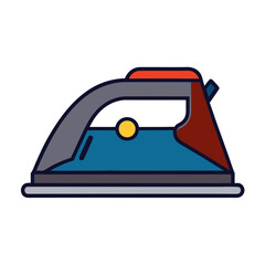 Steam iron illustration