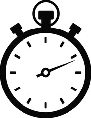 Classic stopwatch icon vector scalable eps illustration for sports and time measurement