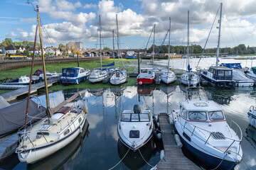 Fareham marina in Hampshire