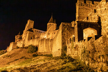 Cité médiévale de Carcassonne, Département de l’Aude, Occitanie, France, Europe