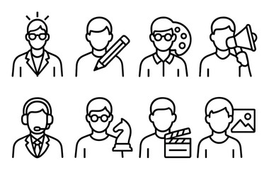 Advertising Roles Icons