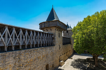 Cit&eacute; m&eacute;di&eacute;vale de Carcassonne, D&eacute;partement de l&rsquo;Aude, Occitanie, France, Europe