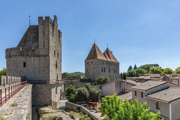 Cité médiévale de Carcassonne, Département de l’Aude, Occitanie, France, Europe