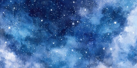 Naklejka premium Abstract watercolor space background