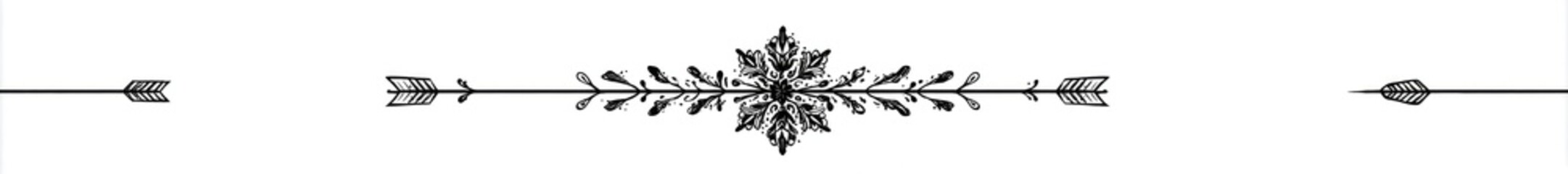 Ornate arrow design