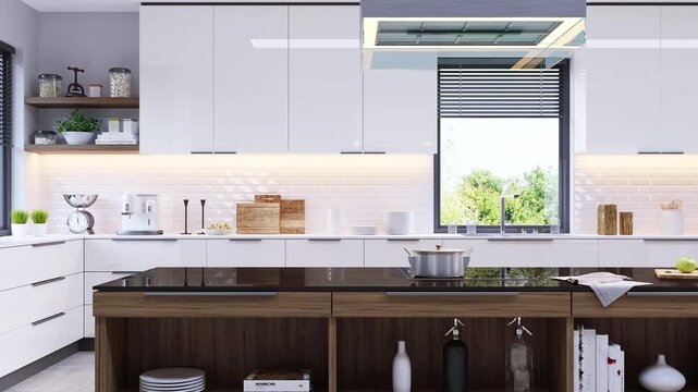 Modern kitchen interior design
