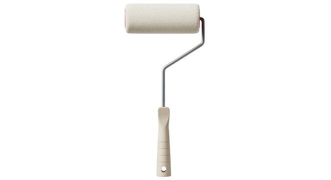 Isolated paint roller applicator, home remodeling, home improvement and painting works