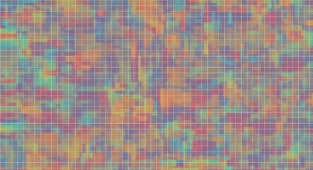 abstract colorful grid pattern digital glitch texture