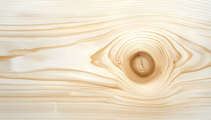 Close-up of Wood Grain with Knot