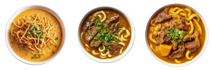 Delicious noodle dishes kitchen food photography studio transparent background showcase