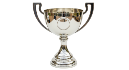 Isolated trophy cup is ready for your text and artwork to use for design projects