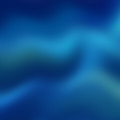 Abstract Blue Gradient Texture with Smooth Flowing Waves