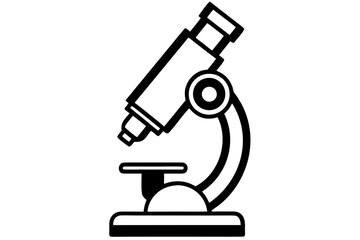 microscope vector illustration