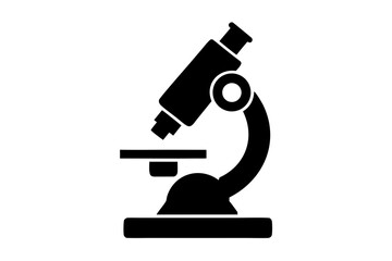 microscope isolated on white