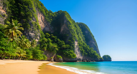 Secluded Tropical Beach Cove