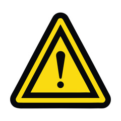 Warning sign: caution, risk, or danger