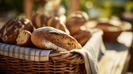 basket with walnuts
