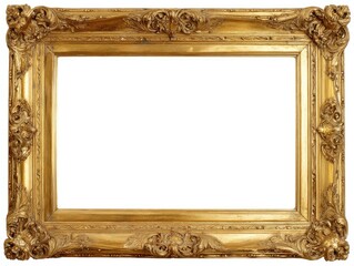 Gold ornate picture frame (15)