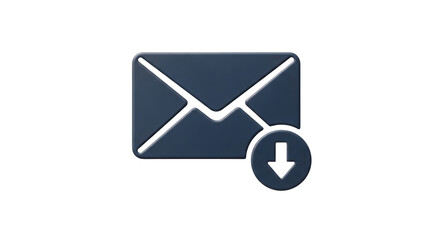 Isolated Mail Download Icon