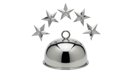 Isolated Cloche with Stars