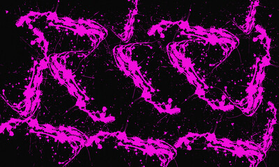 Abstract pink energy trails on a dark background