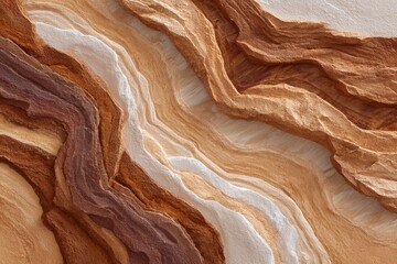 Layered stones. Generative AI