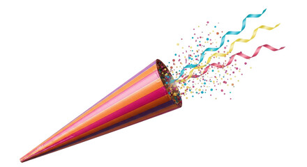 Isolated Party Popper © Natasha