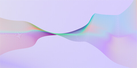 Abstract colorful wave design background with smooth gradient flow and soft grainy texture effect