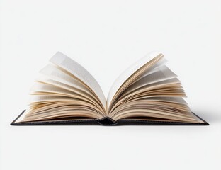 Open book, pages spread wide