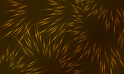 Abstract neon brown light burst on dark background. artistic vintage background.