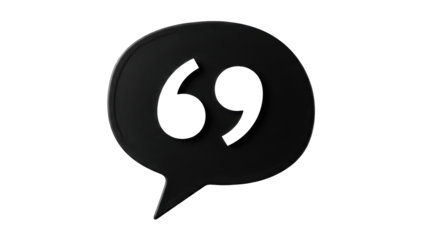 Isolated Speech Bubble with Number 69