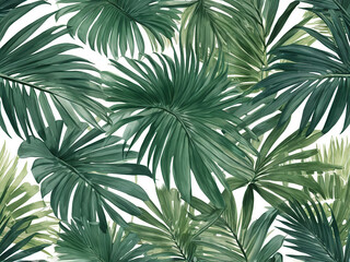 palm leaves background