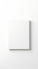 Fototapeta premium Minimalist Blank White Square Canvas for Art on a Clean Background