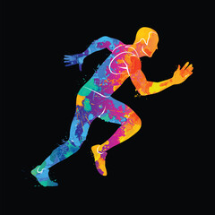 running design illustration