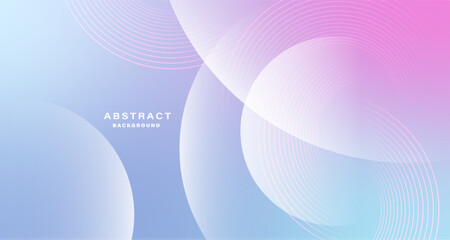 Gradient pastel abstract background with soft geometric circles