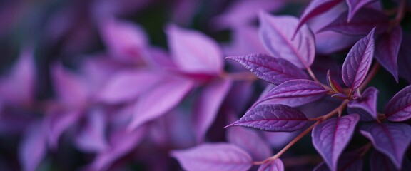 Close-up view of purple leaves 
