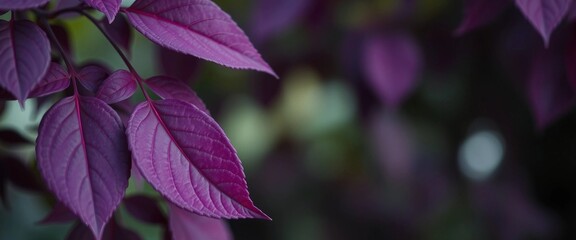 Close-up view of purple leaves 