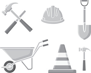 Abstract geometric shapes with vibrant color palette